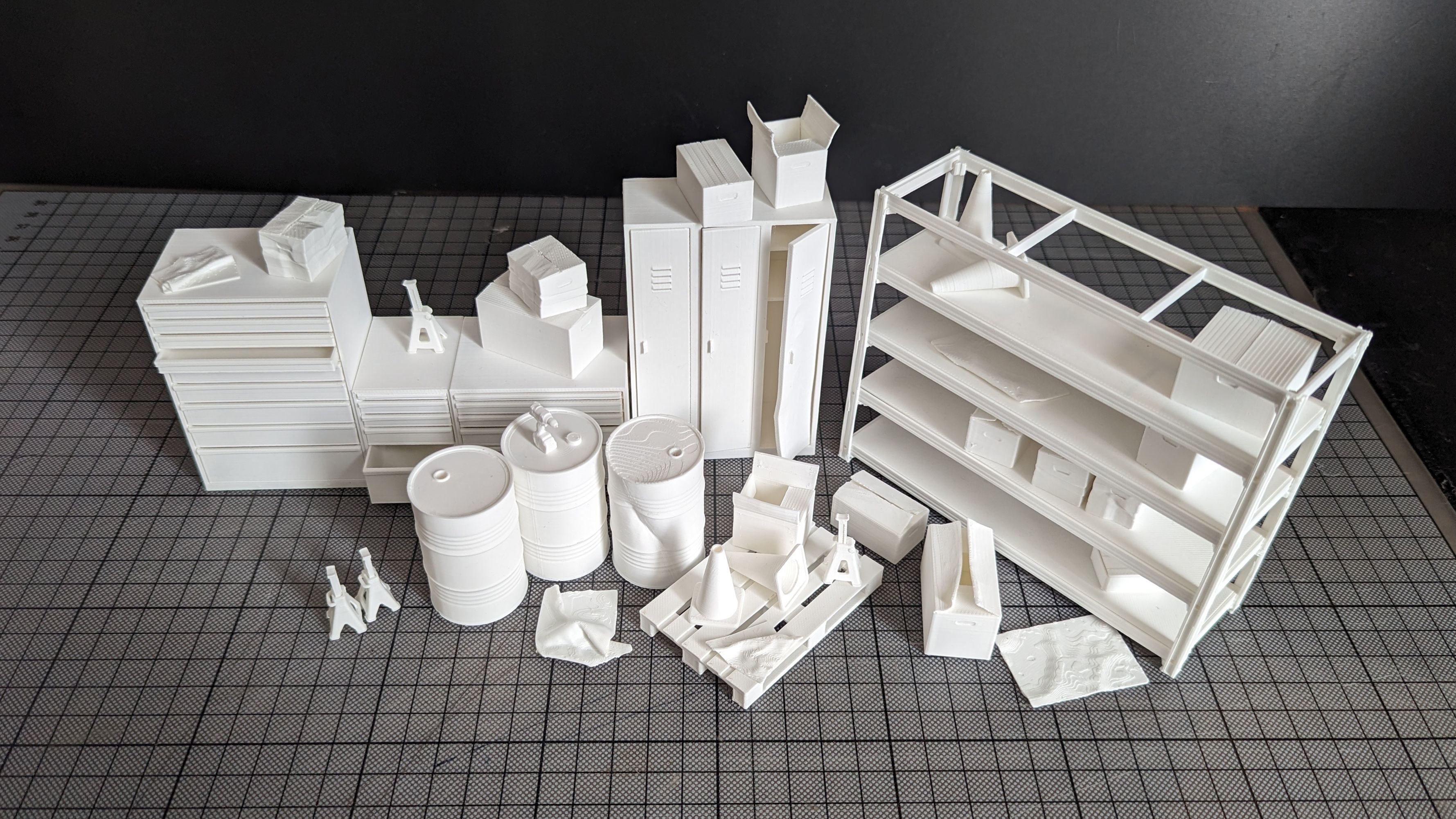 Vandalised Locker 3D print model_6