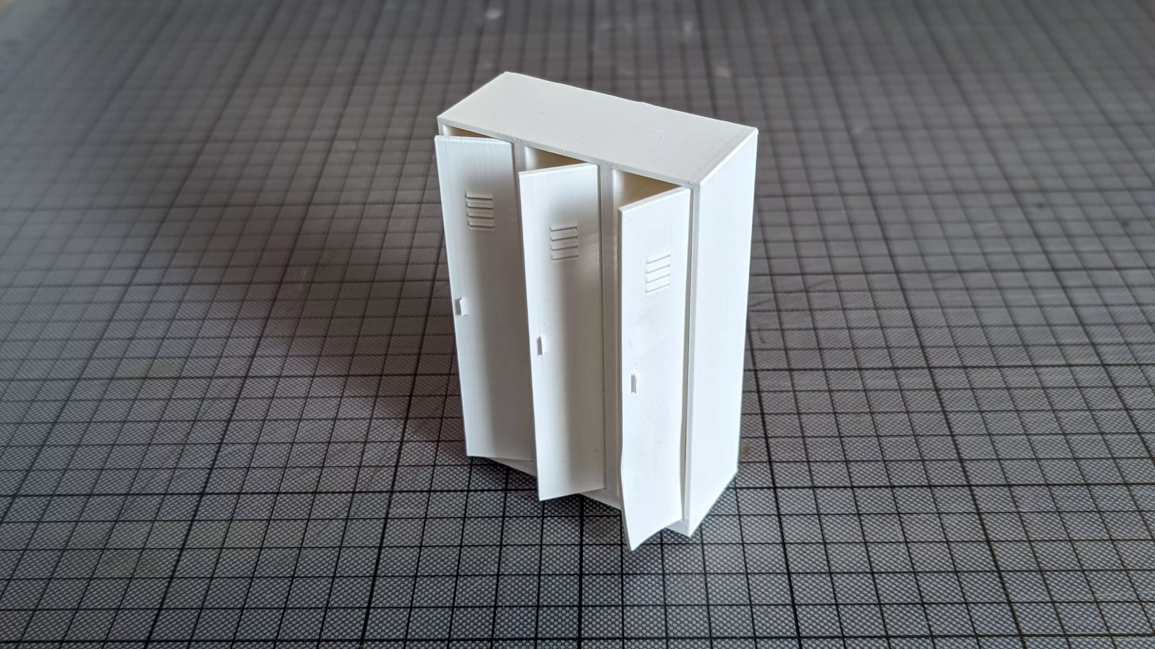 Vandalised Locker 3D print model_0