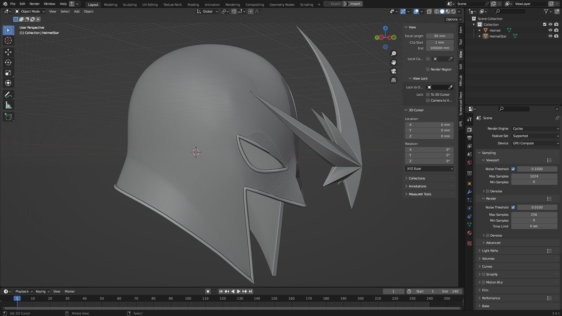 Marvel Nova Prime Full Armor for Cosplay 3D Model Collection_17