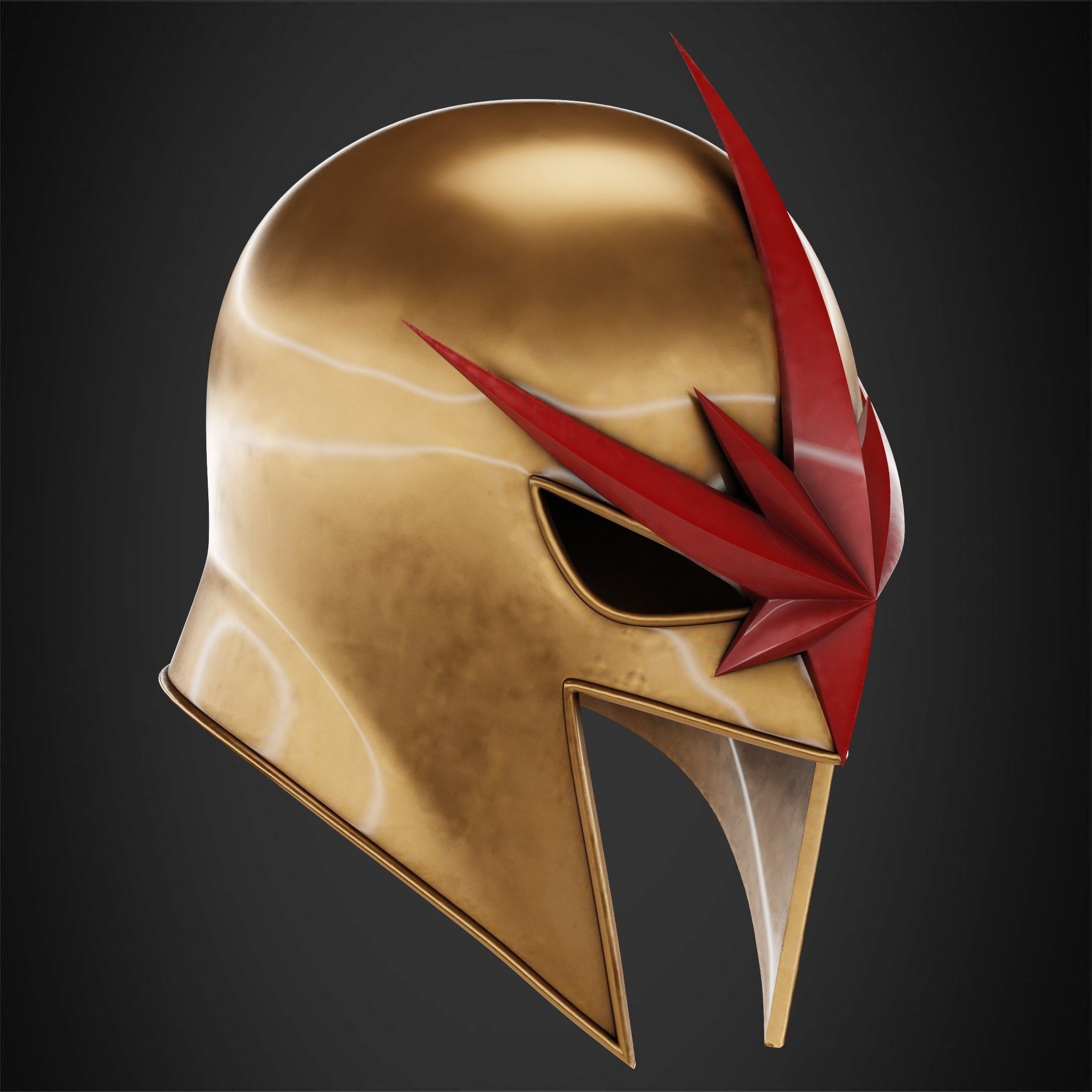 Marvel Nova Prime Full Armor for Cosplay 3D Model Collection_15