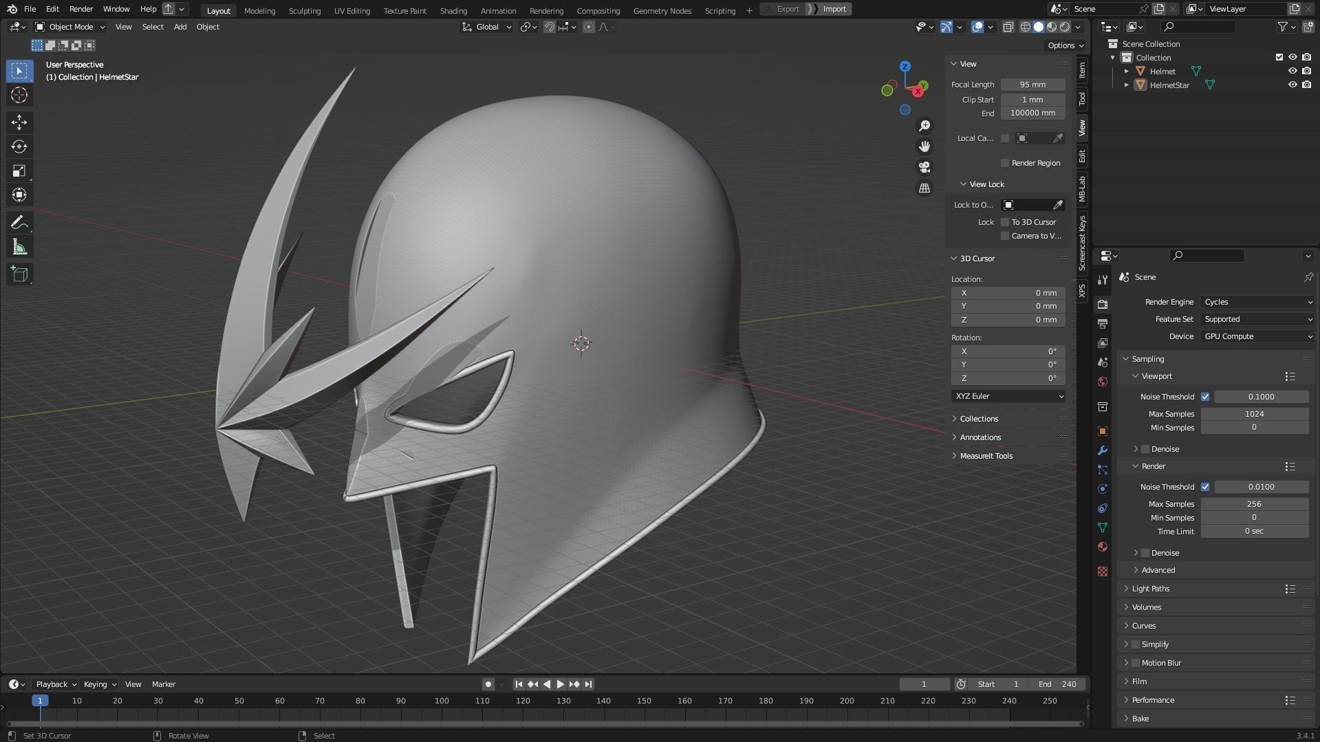 Marvel Nova Prime Full Armor for Cosplay 3D Model Collection_16