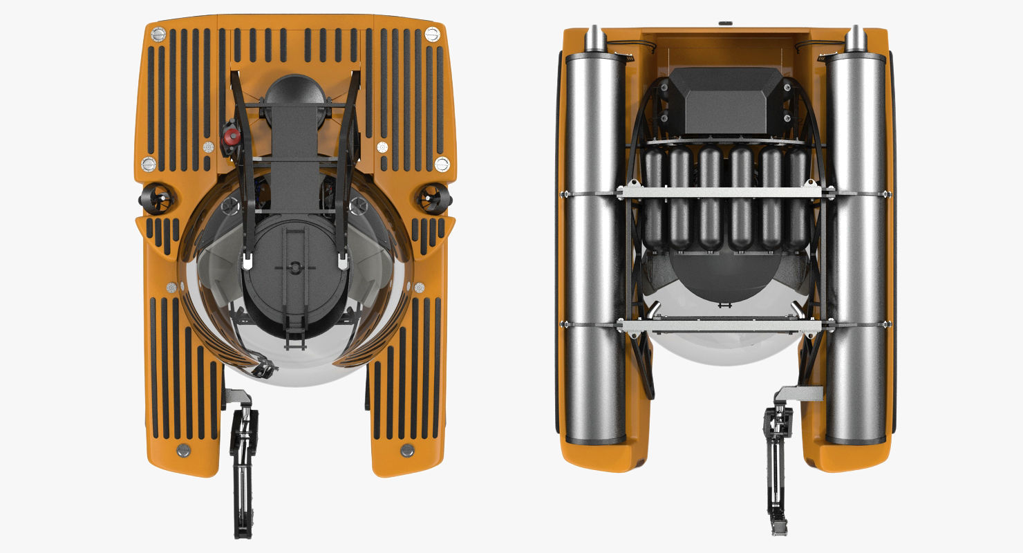 Personal Submarine Triton 3300 3D model_13