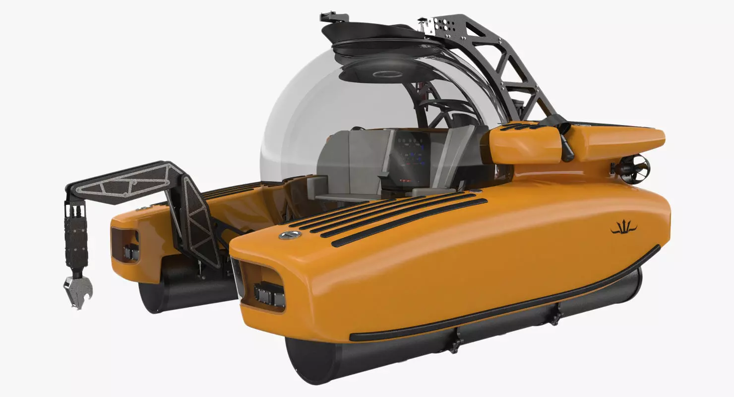 Personal Submarine Triton 3300 3D model_0