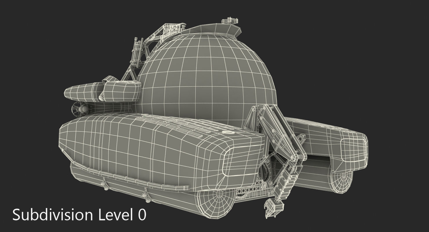 Personal Submarine Triton 3300 3D model_14