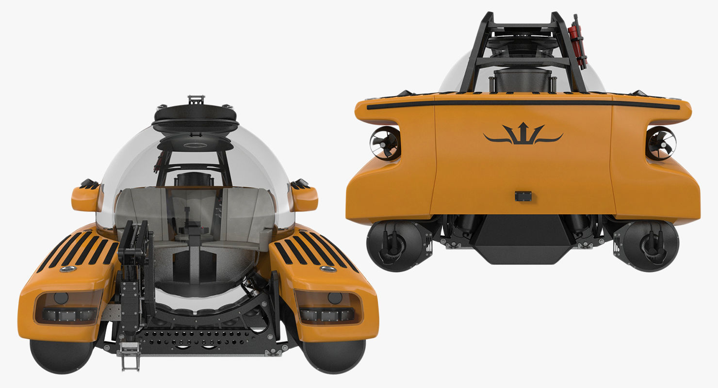 Personal Submarine Triton 3300 3D model_5