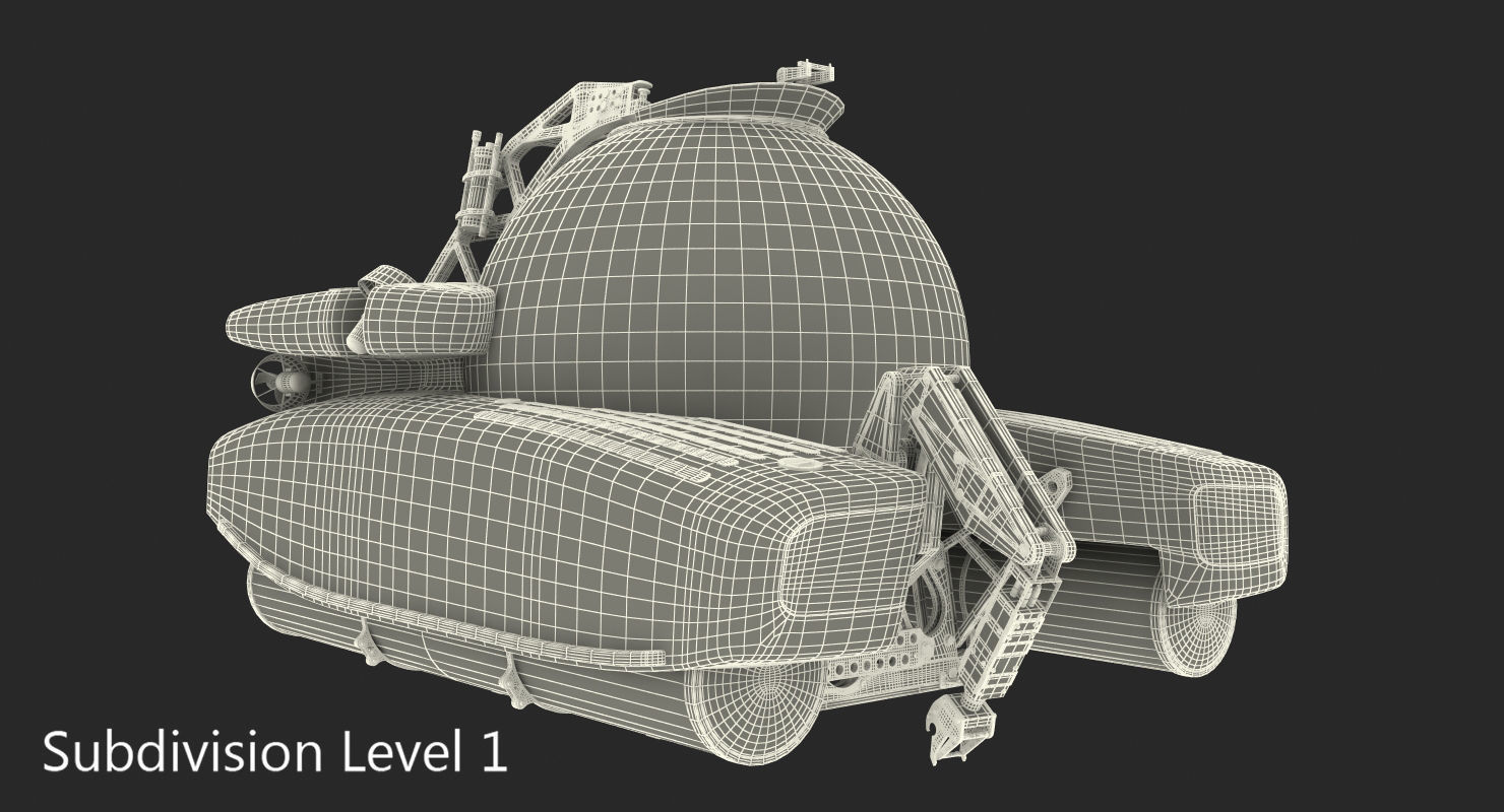 Personal Submarine Triton 3300 3D model_15