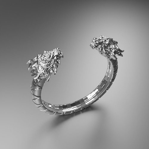 Dragon Bangle 3D print model