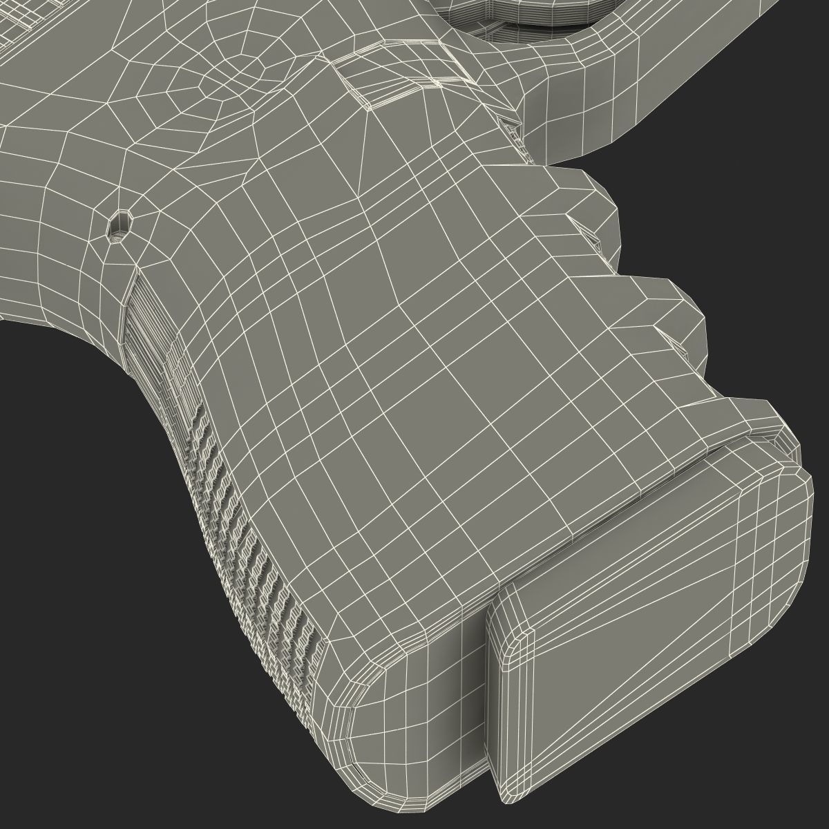 Compact Pistol Glock 19 Black 3D model_40