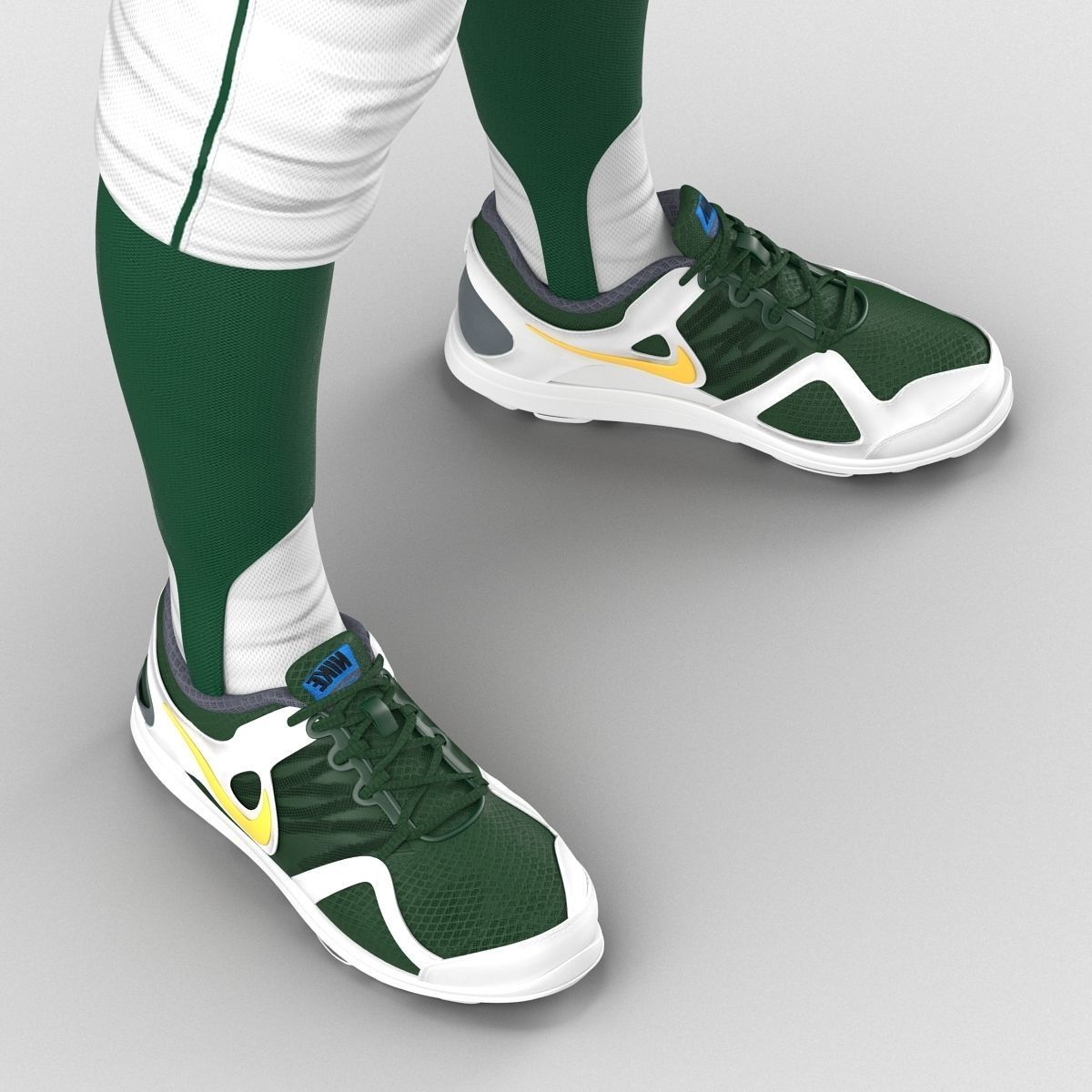 Baseball Player Athletics 2 3D model_38