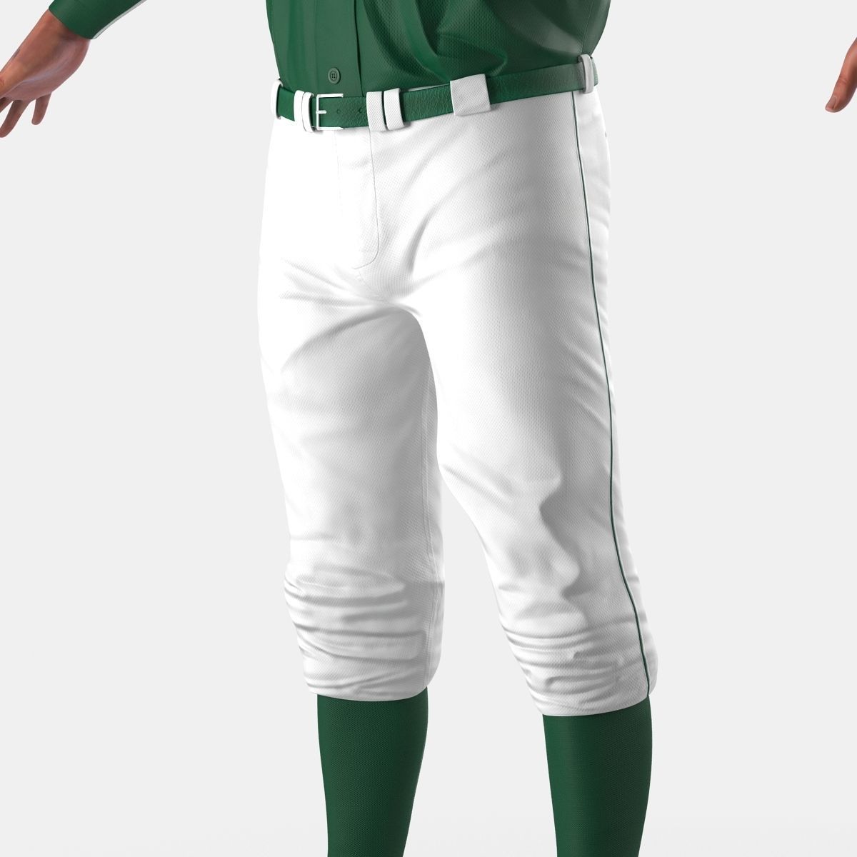 Baseball Player Athletics 2 3D model_34