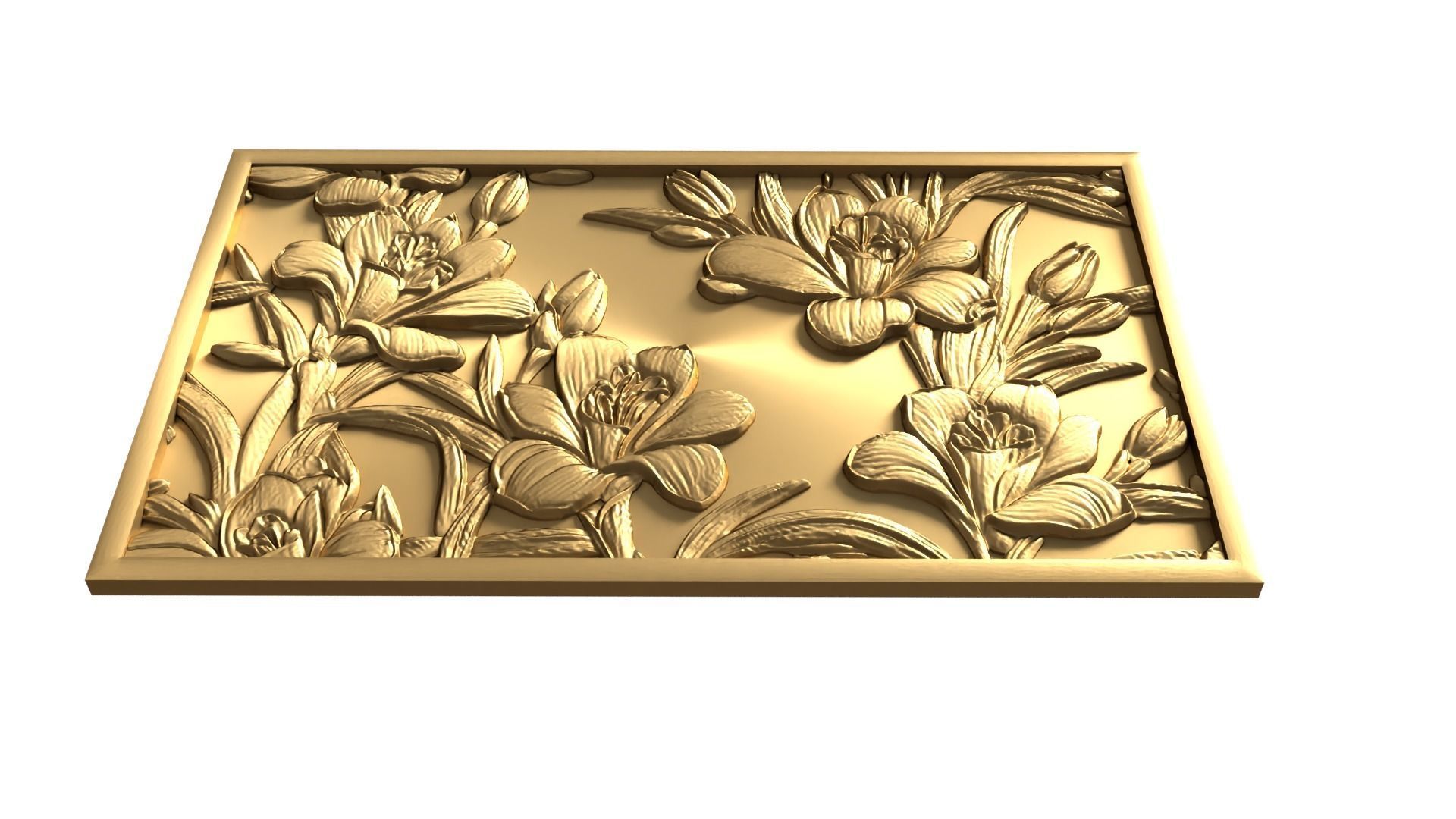 Modern Wall Panel Relief for CNC and 3D Printing 08 3D print model_7