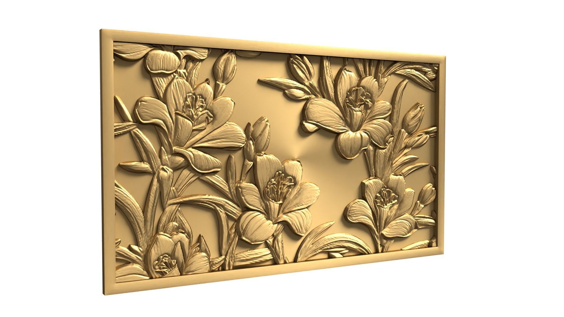 Modern Wall Panel Relief for CNC and 3D Printing 08 3D print model_9