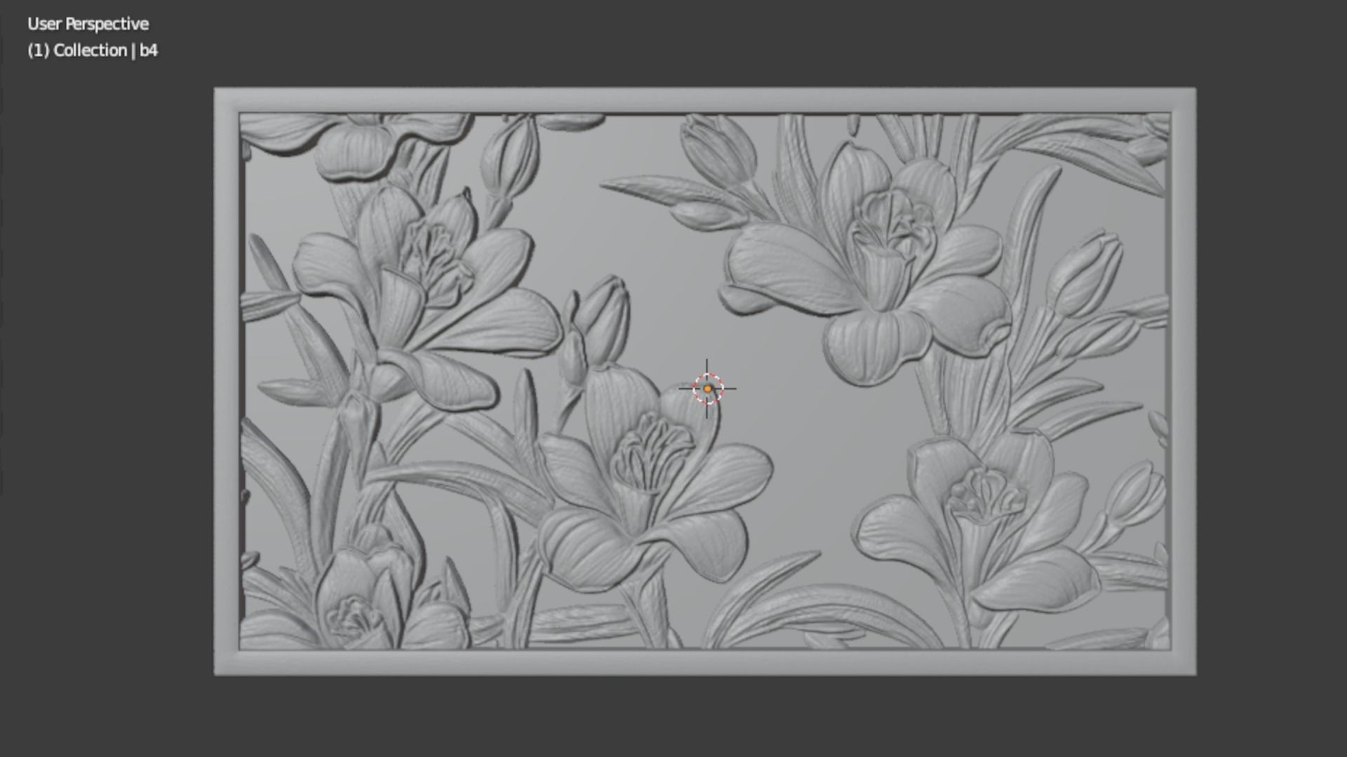 Modern Wall Panel Relief for CNC and 3D Printing 08 3D print model_5