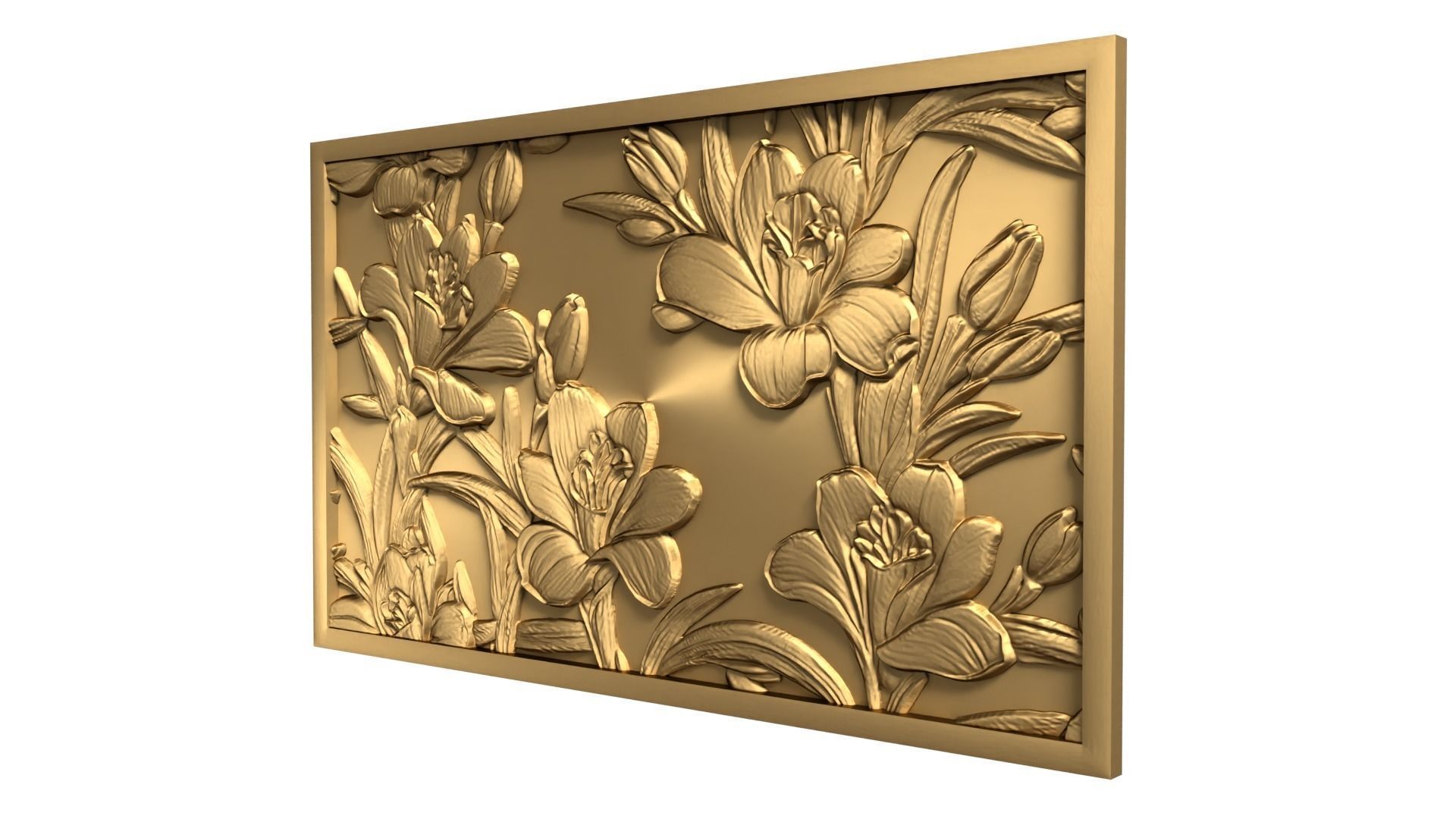 Modern Wall Panel Relief for CNC and 3D Printing 08 3D print model_10