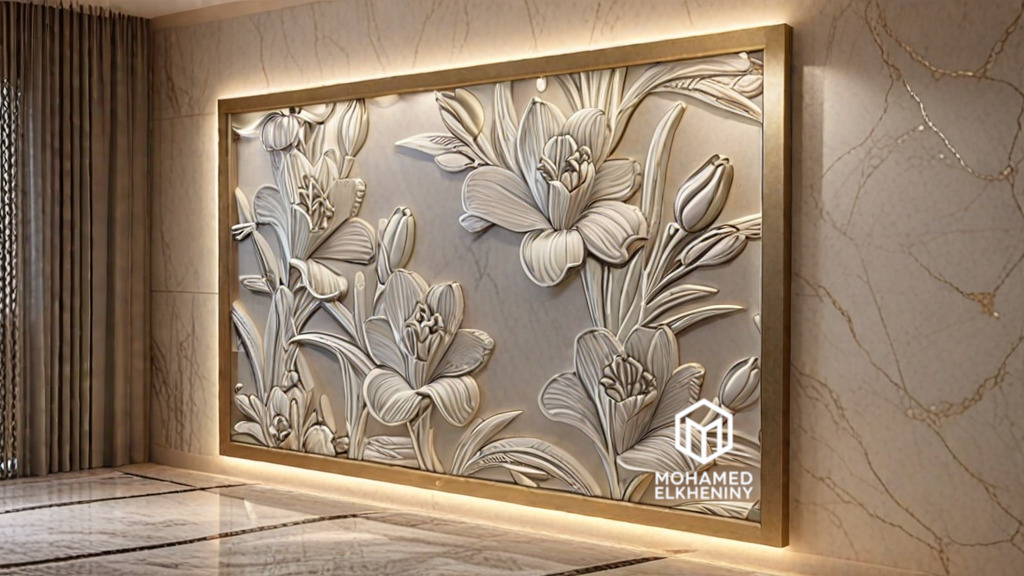 Modern Wall Panel Relief for CNC and 3D Printing 08 3D print model_6