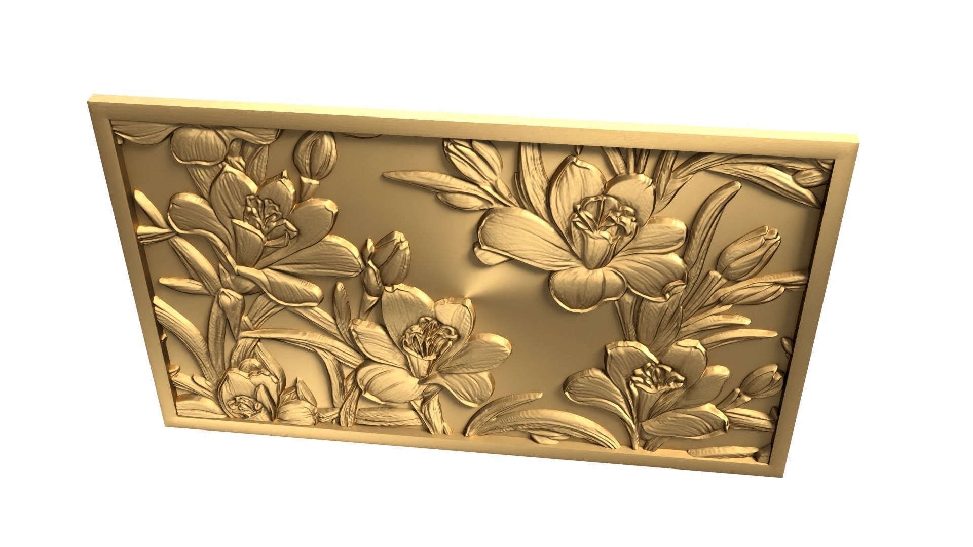 Modern Wall Panel Relief for CNC and 3D Printing 08 3D print model_4