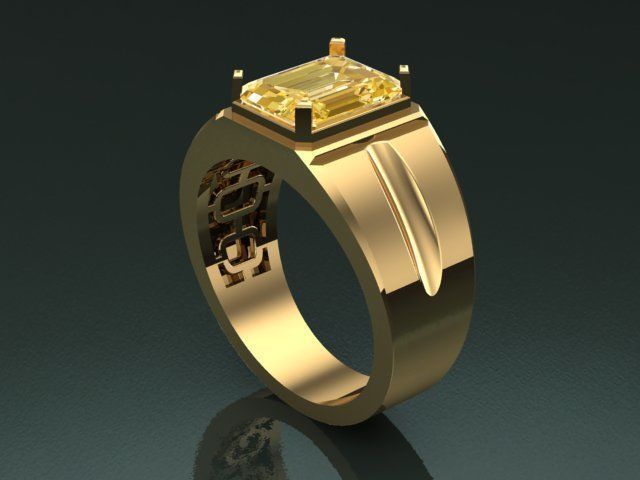 Ring Men girl 36 3D print model_3