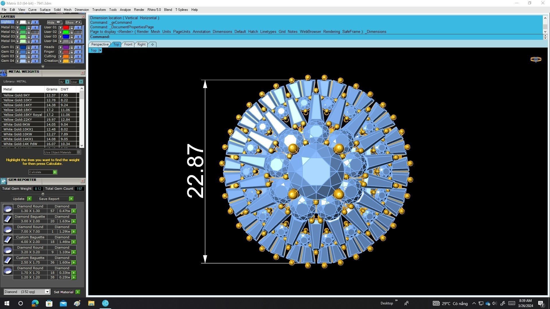 7941 italy diamond women fashion ring 3D print model_5