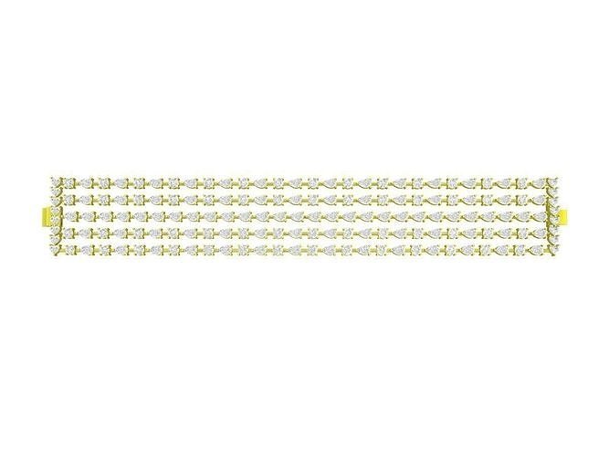 7947 italy luxury diamond women fashion bracelets 3D print model
