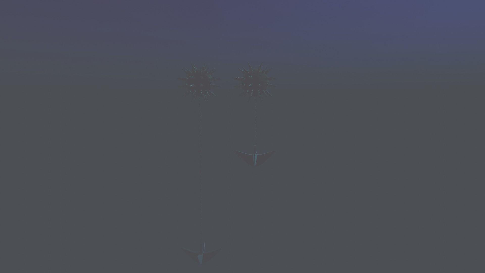 Sea Mines Cyraxz Technology Anti Invasion Extreme Explosive Low-poly 3D model_16