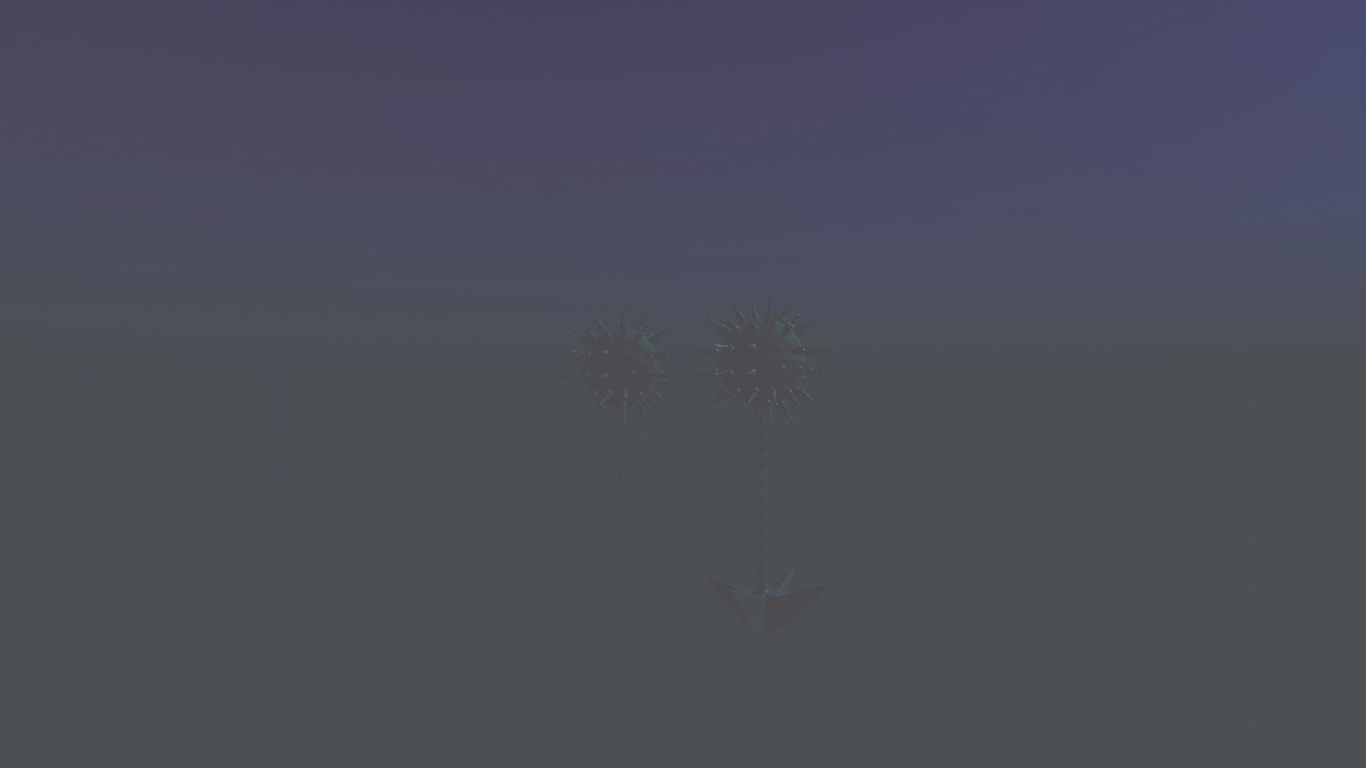 Sea Mines Cyraxz Technology Anti Invasion Extreme Explosive Low-poly 3D model_12