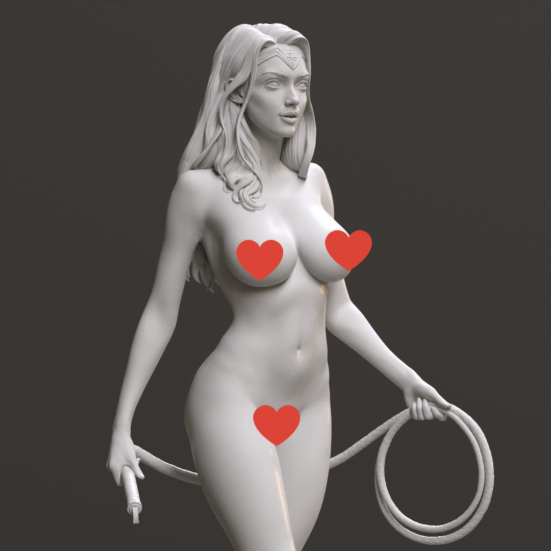 Wonder Woman NSFW 3D print model_23