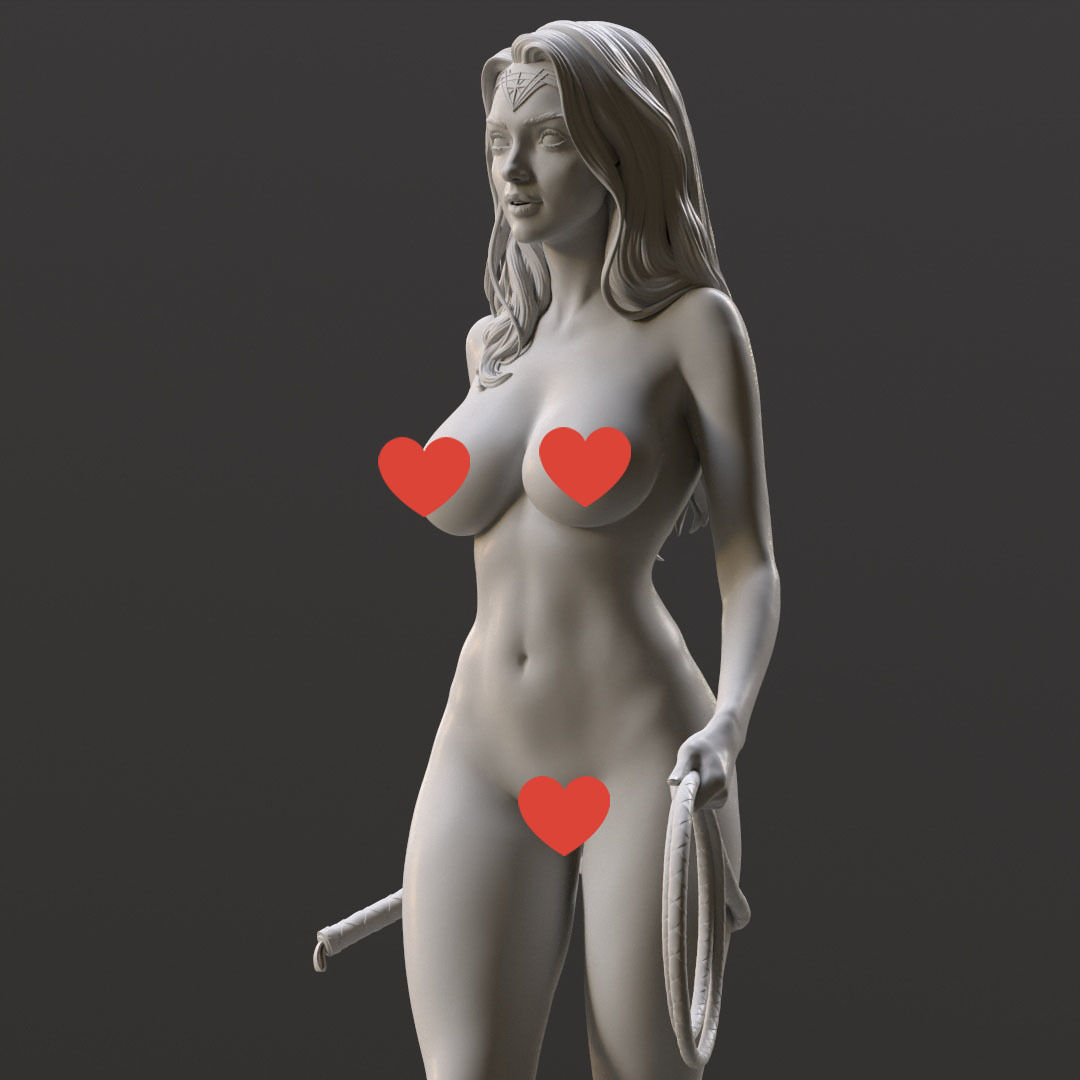 Wonder Woman NSFW 3D print model_35