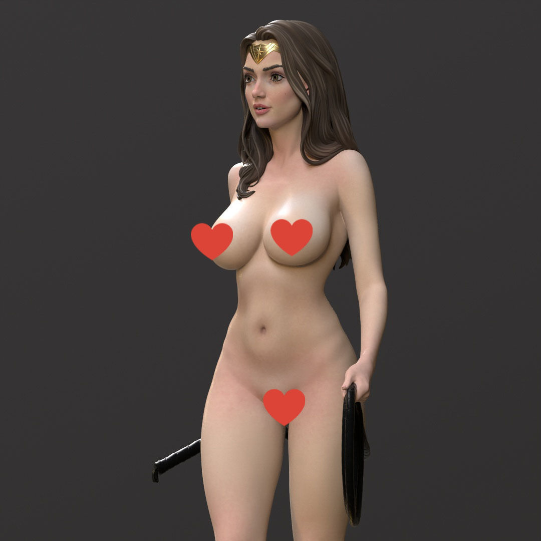 Wonder Woman NSFW 3D print model_34