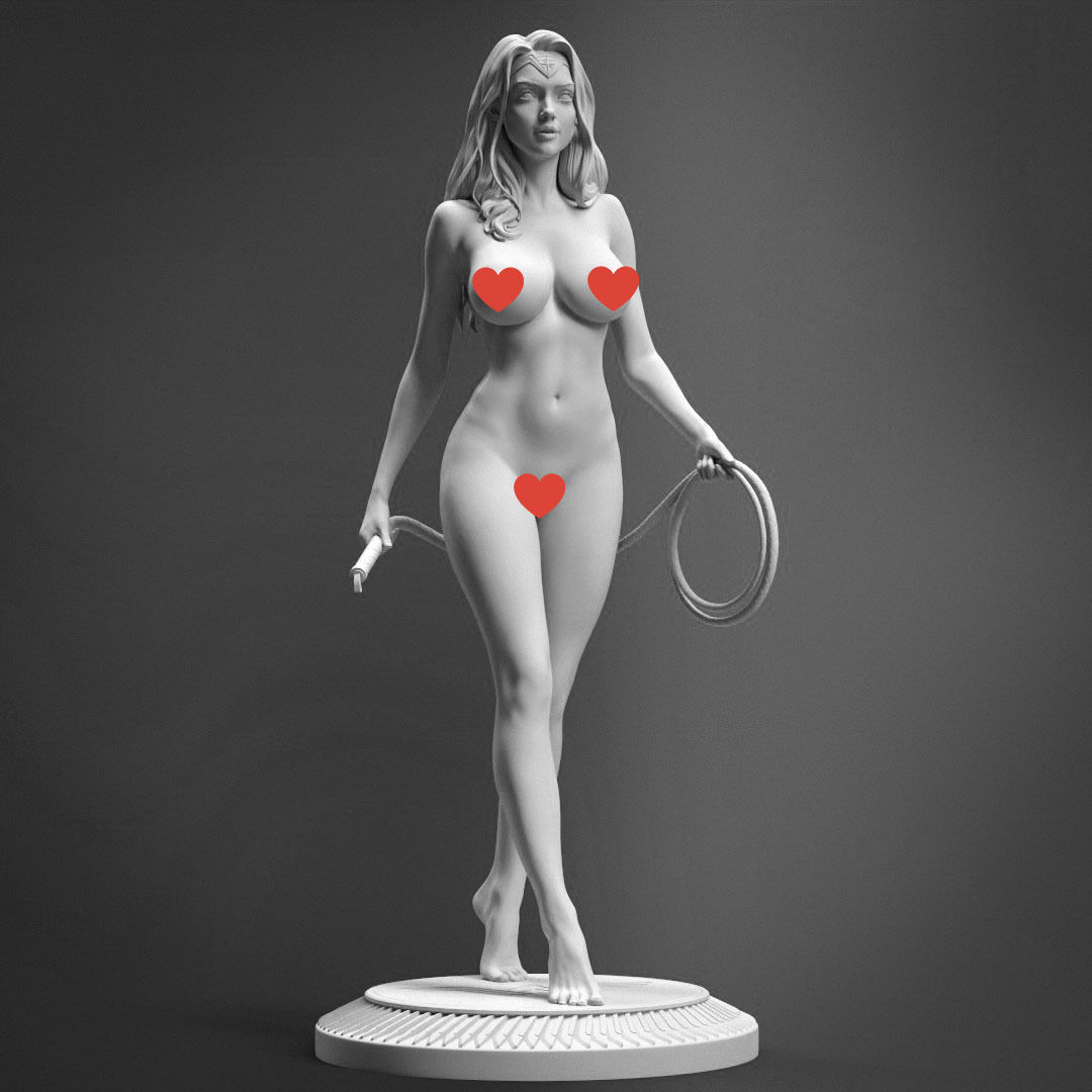 Wonder Woman NSFW 3D print model_1