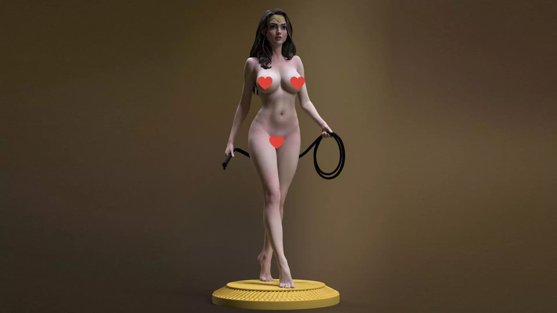 Wonder Woman NSFW 3D print model_0
