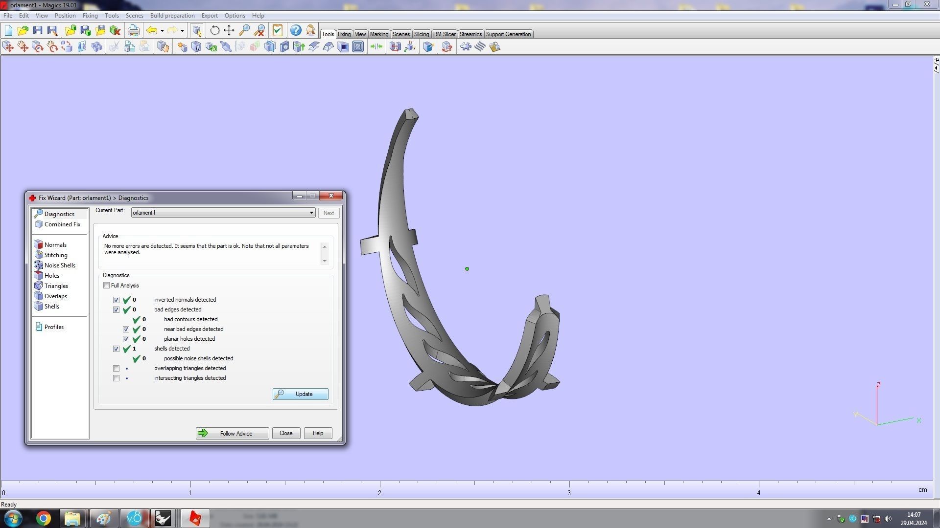 Banana Hoop Earring 3D print model_13