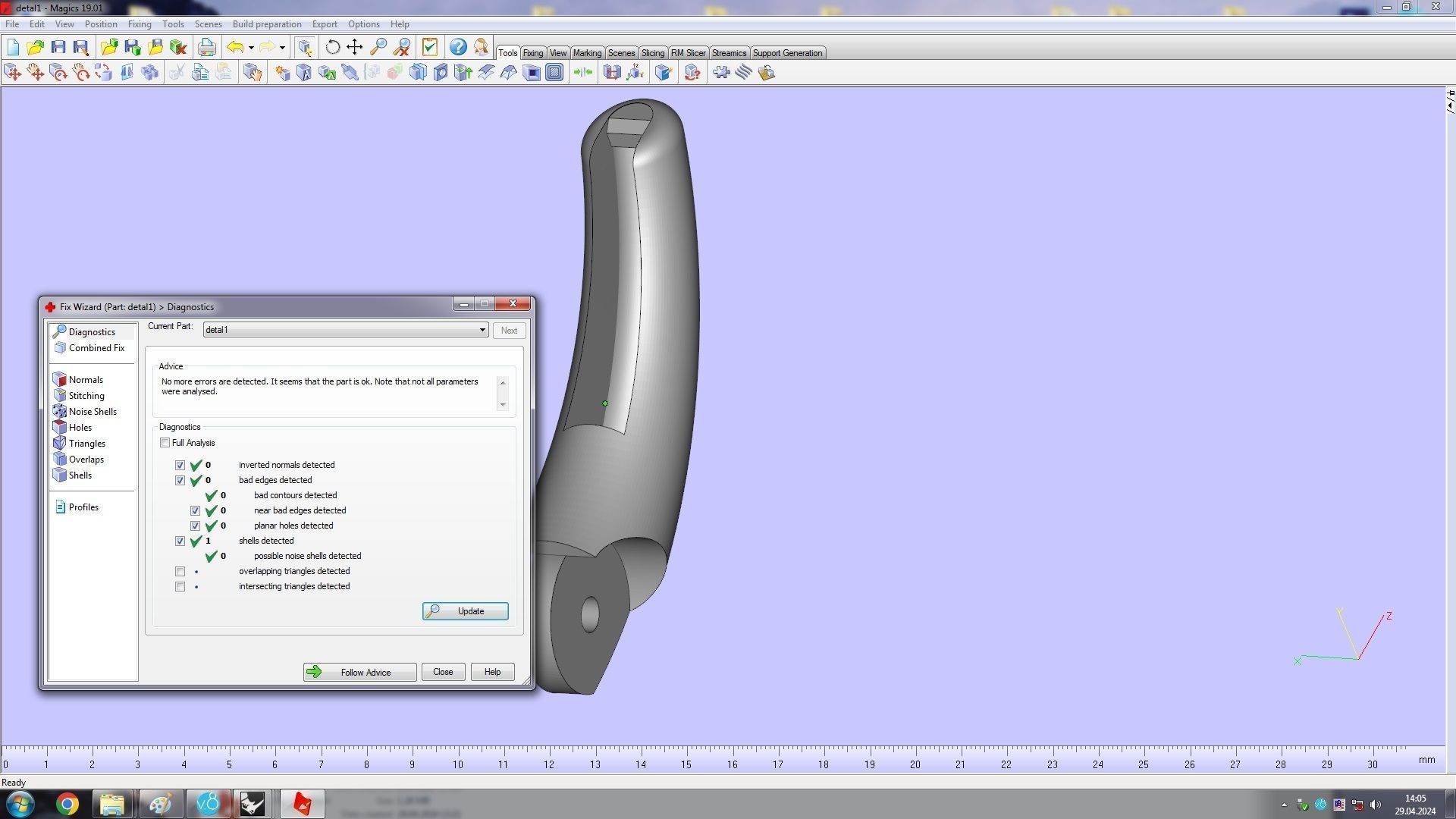 Banana Hoop Earring 3D print model_11