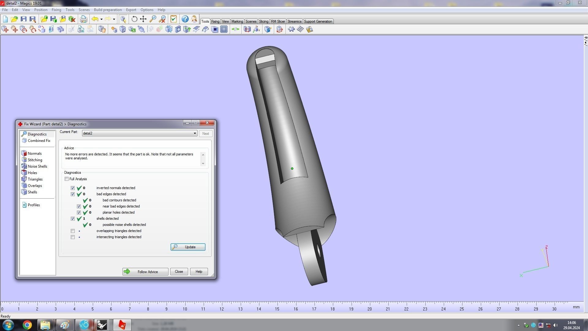 Banana Hoop Earring 3D print model_12