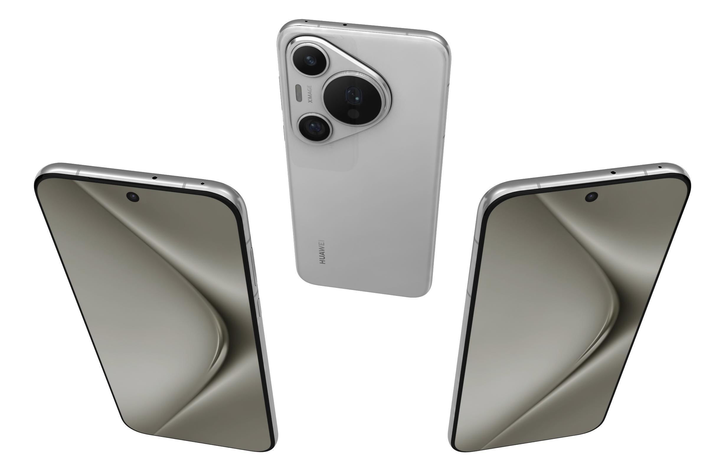 Huawei Pura 70 Pro White 3D model_1