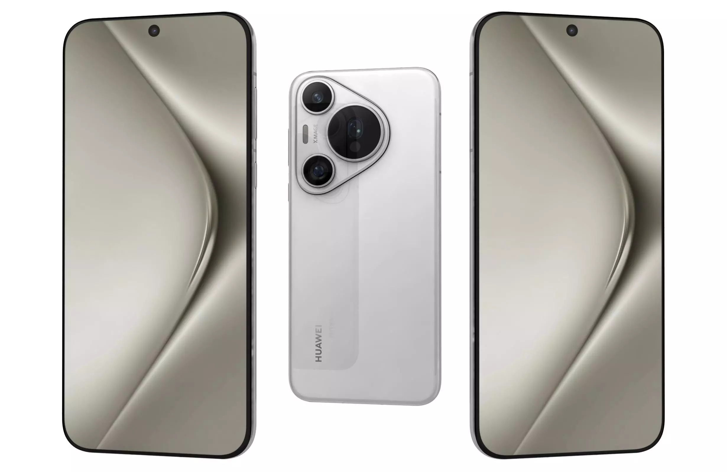 Huawei Pura 70 Pro White 3D model_0