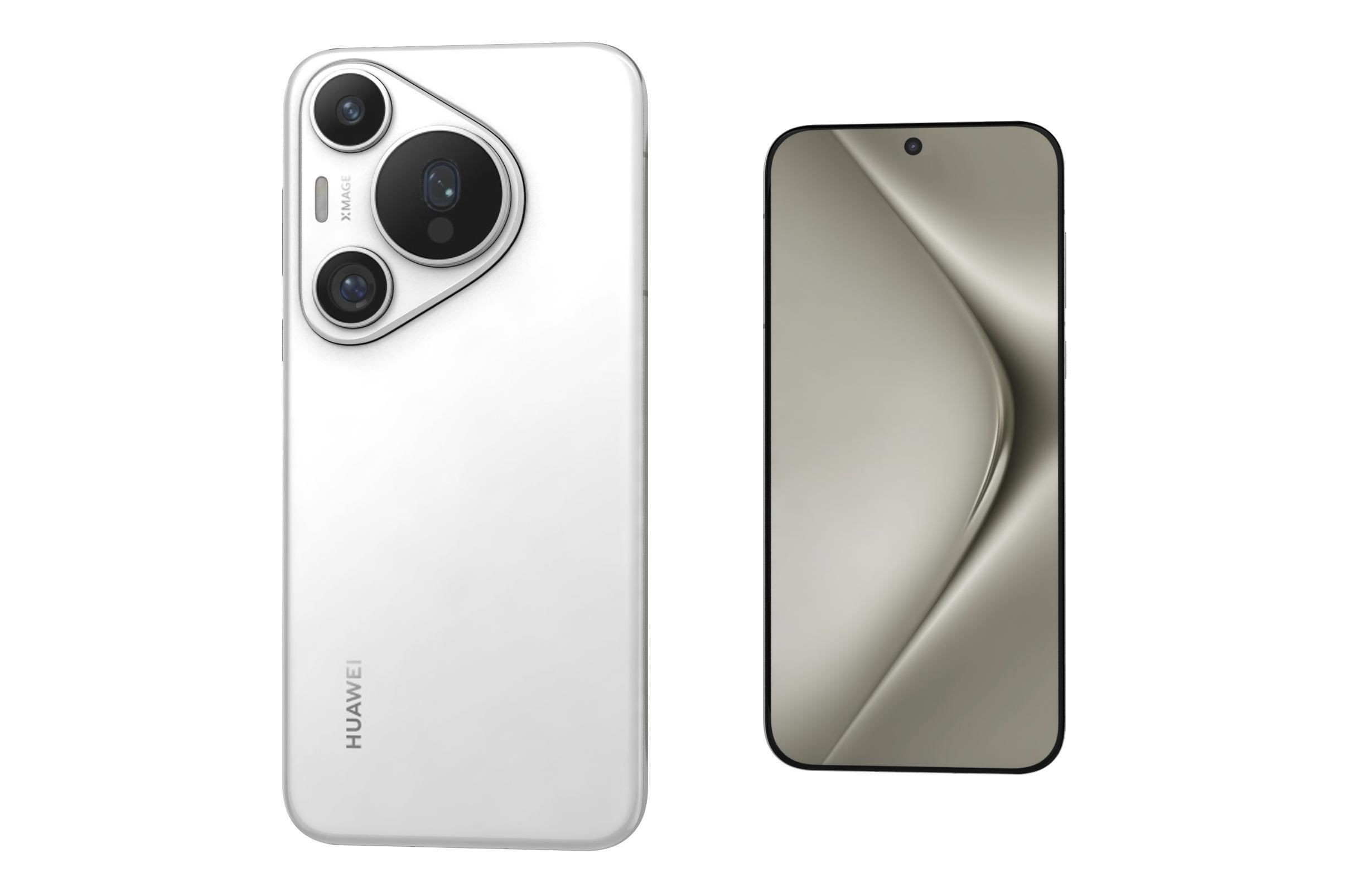 Huawei Pura 70 Pro White 3D model_6