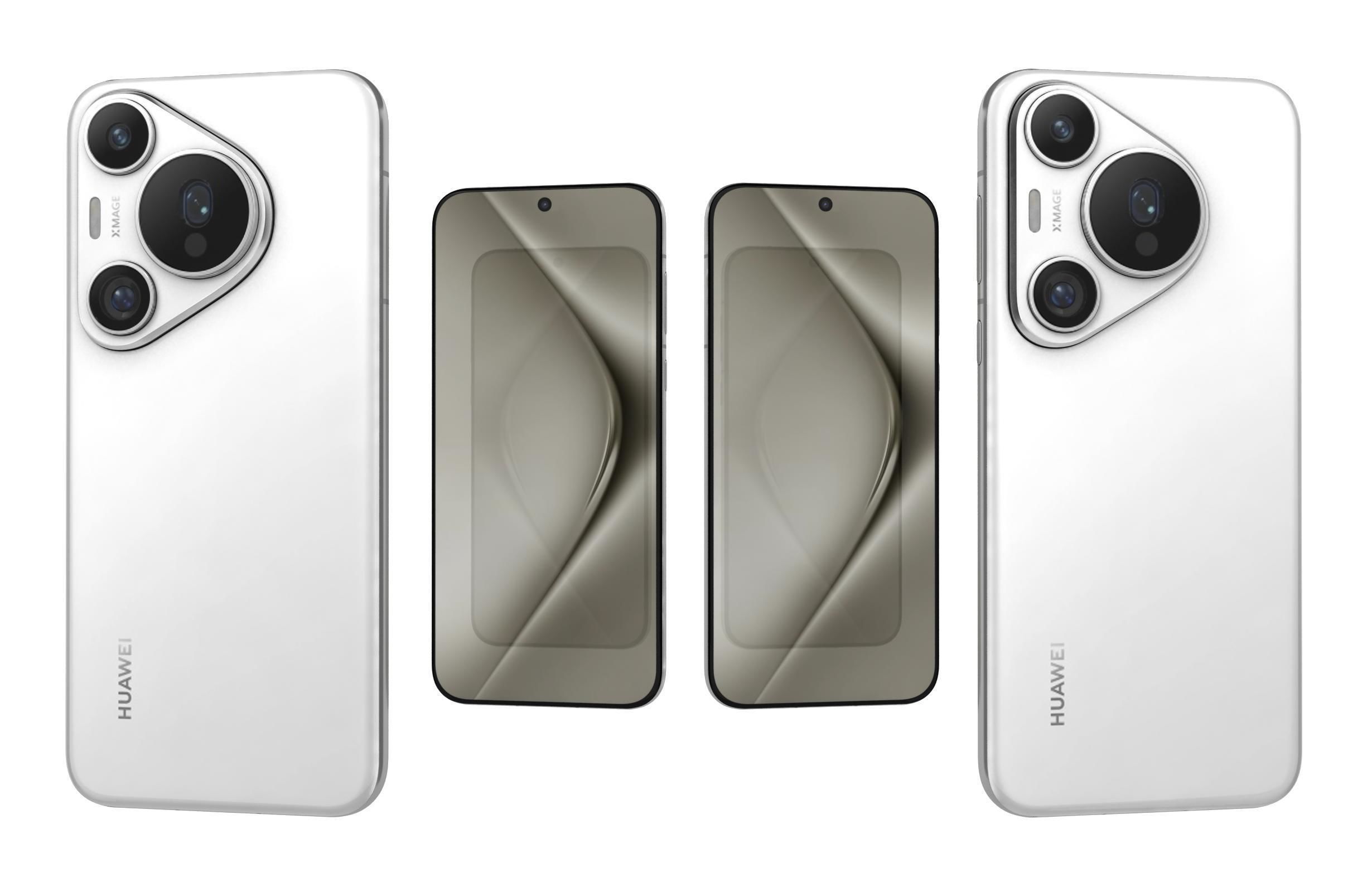 Huawei Pura 70 Pro White 3D model_3