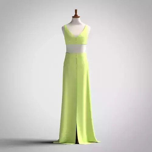 Womens outfit top skrit Clo3d Marvelous Designer