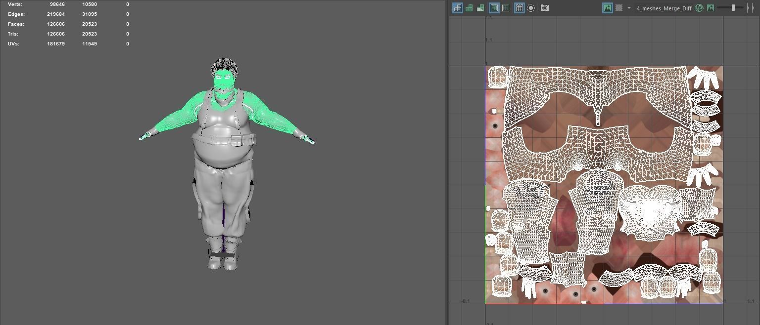 AAA 3D REALISTIC MAN CHARACTER - FAT SHOOTER ACTION HEROES GTA Low-poly 3D model_17