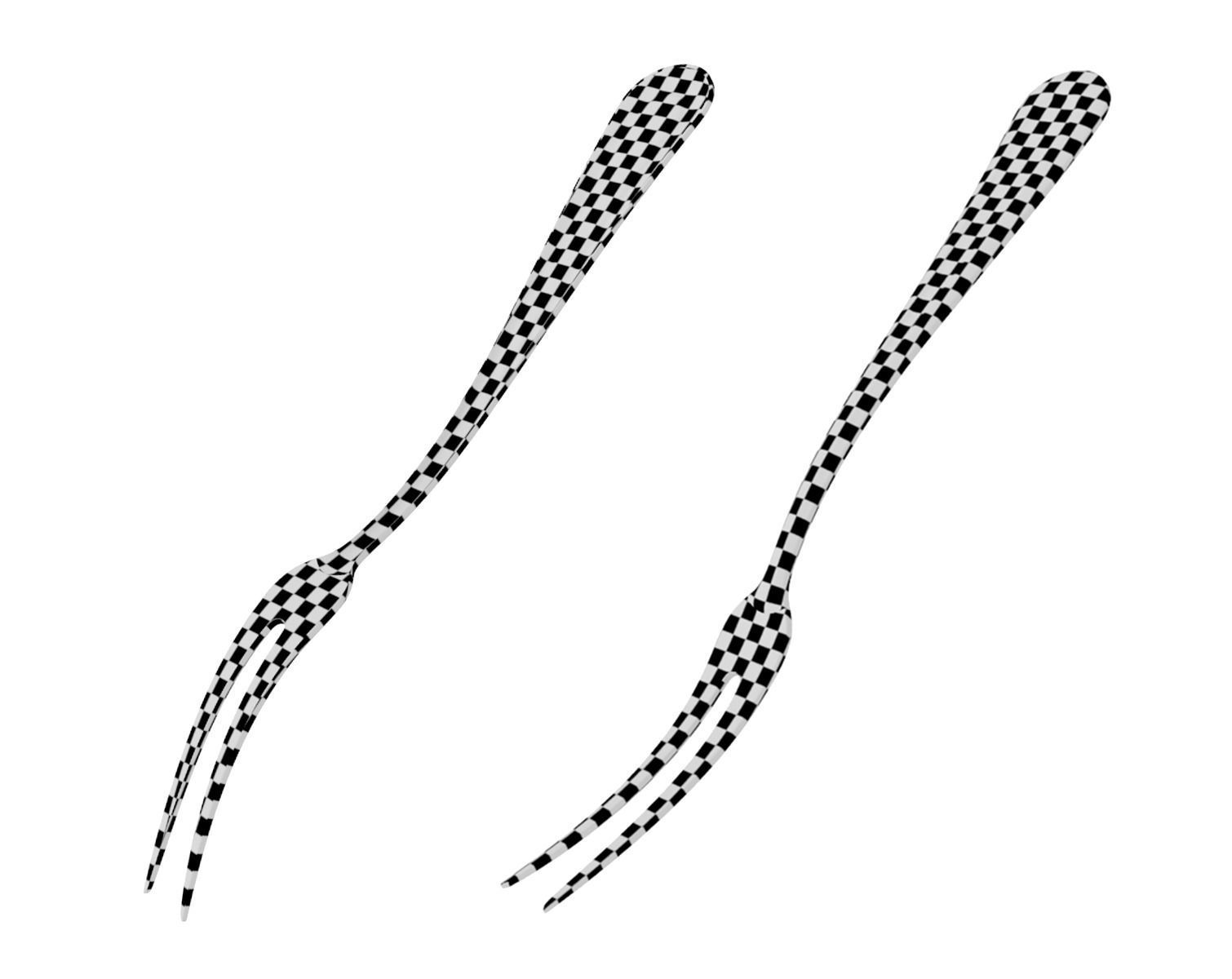 Fruit Fork Classic Cutlery 3D model_15