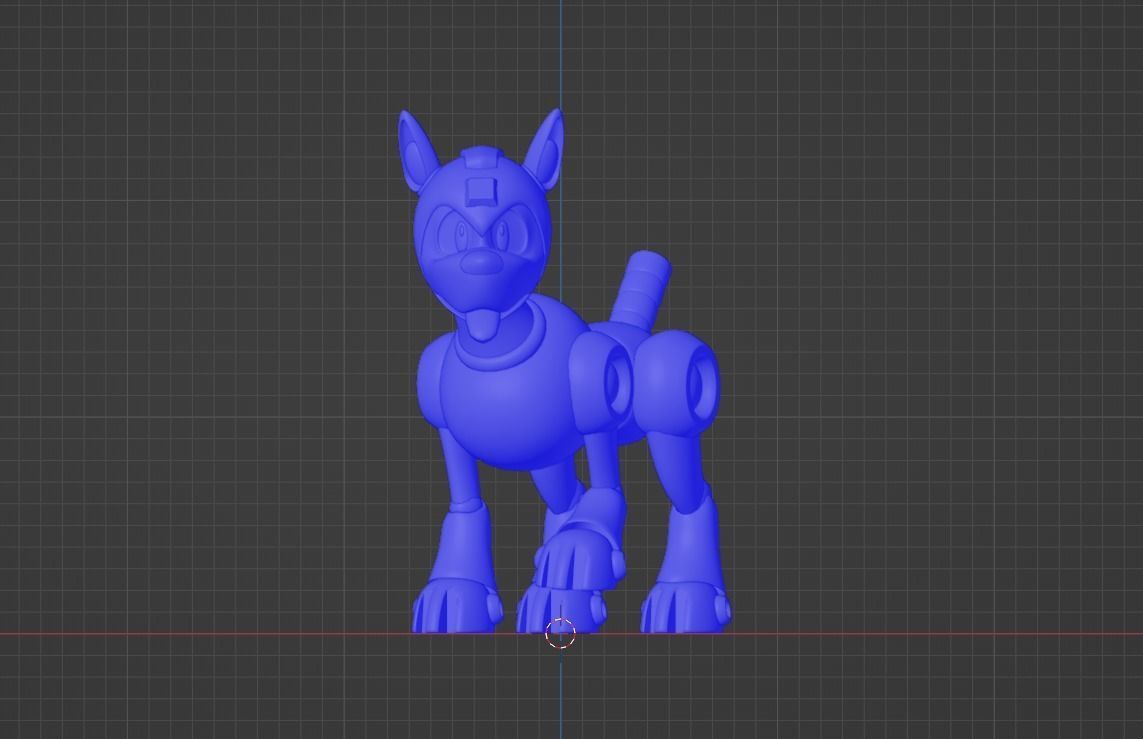 Rush - Megaman 3D model_15