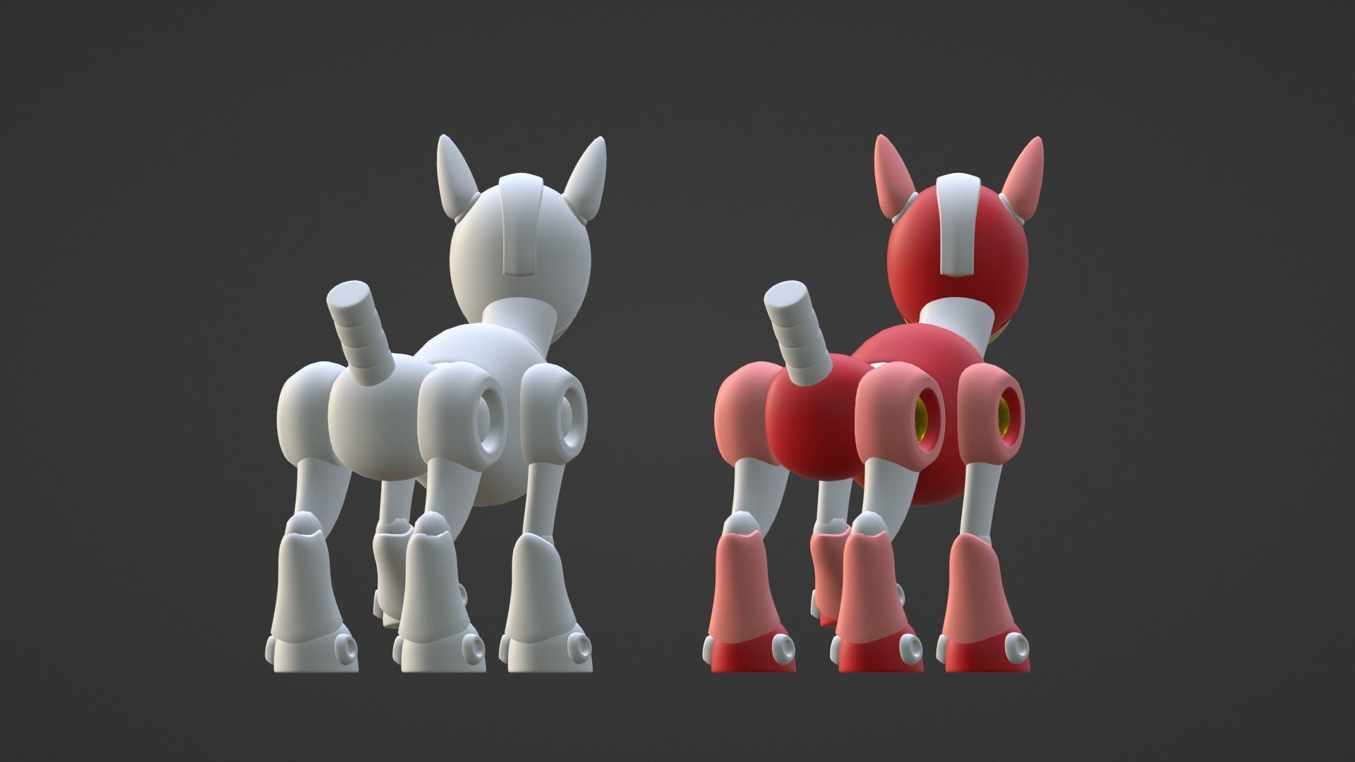 Rush - Megaman 3D model_17