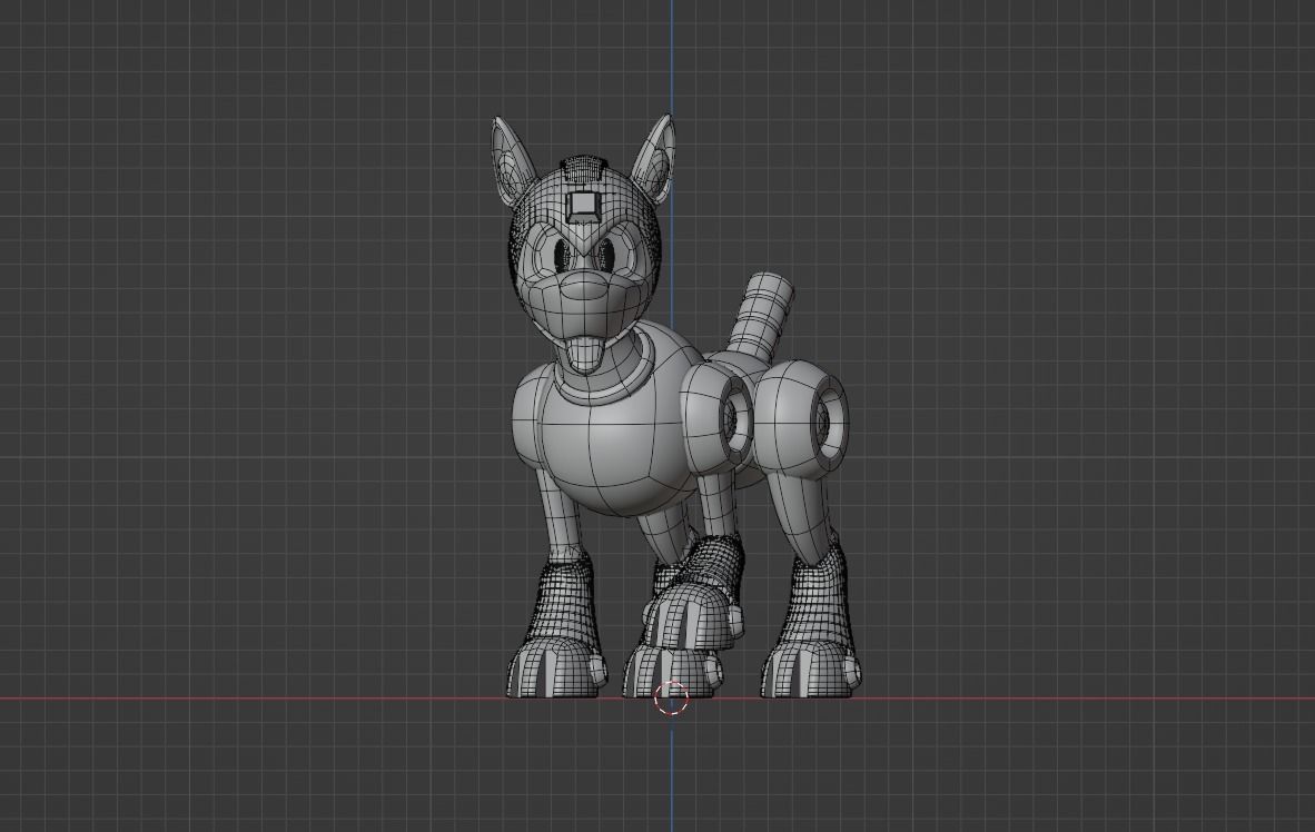 Rush - Megaman 3D model_9