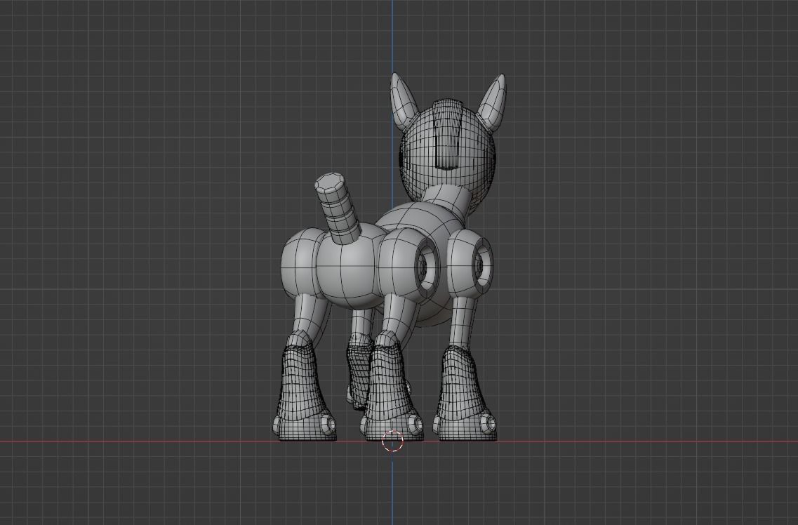 Rush - Megaman 3D model_11