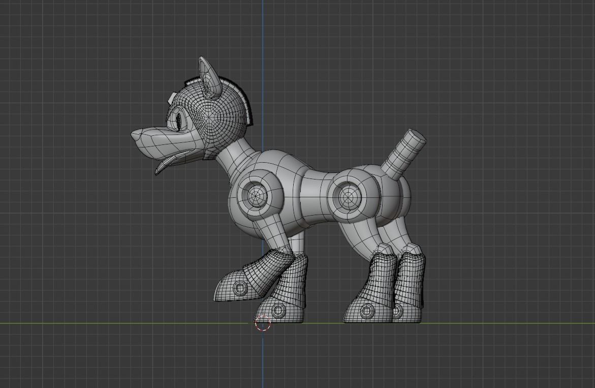 Rush - Megaman 3D model_10