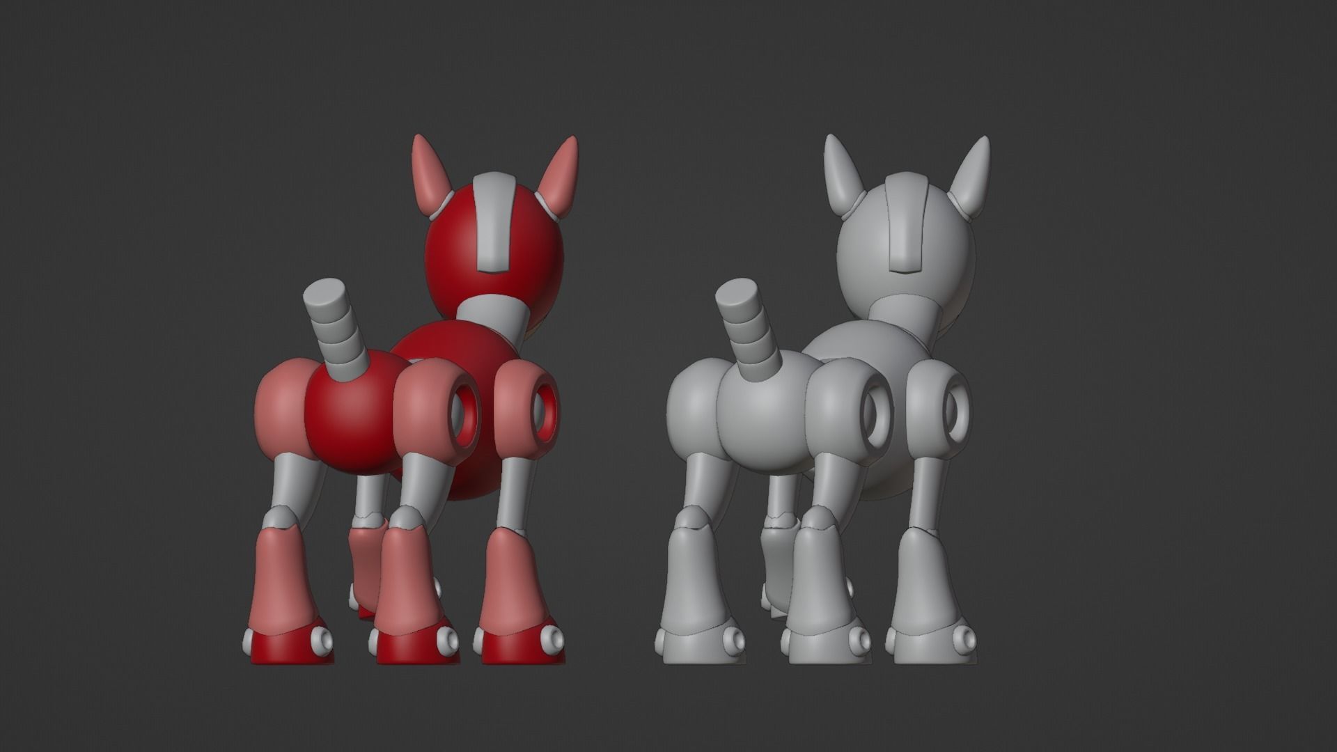 Rush - Megaman 3D model_19