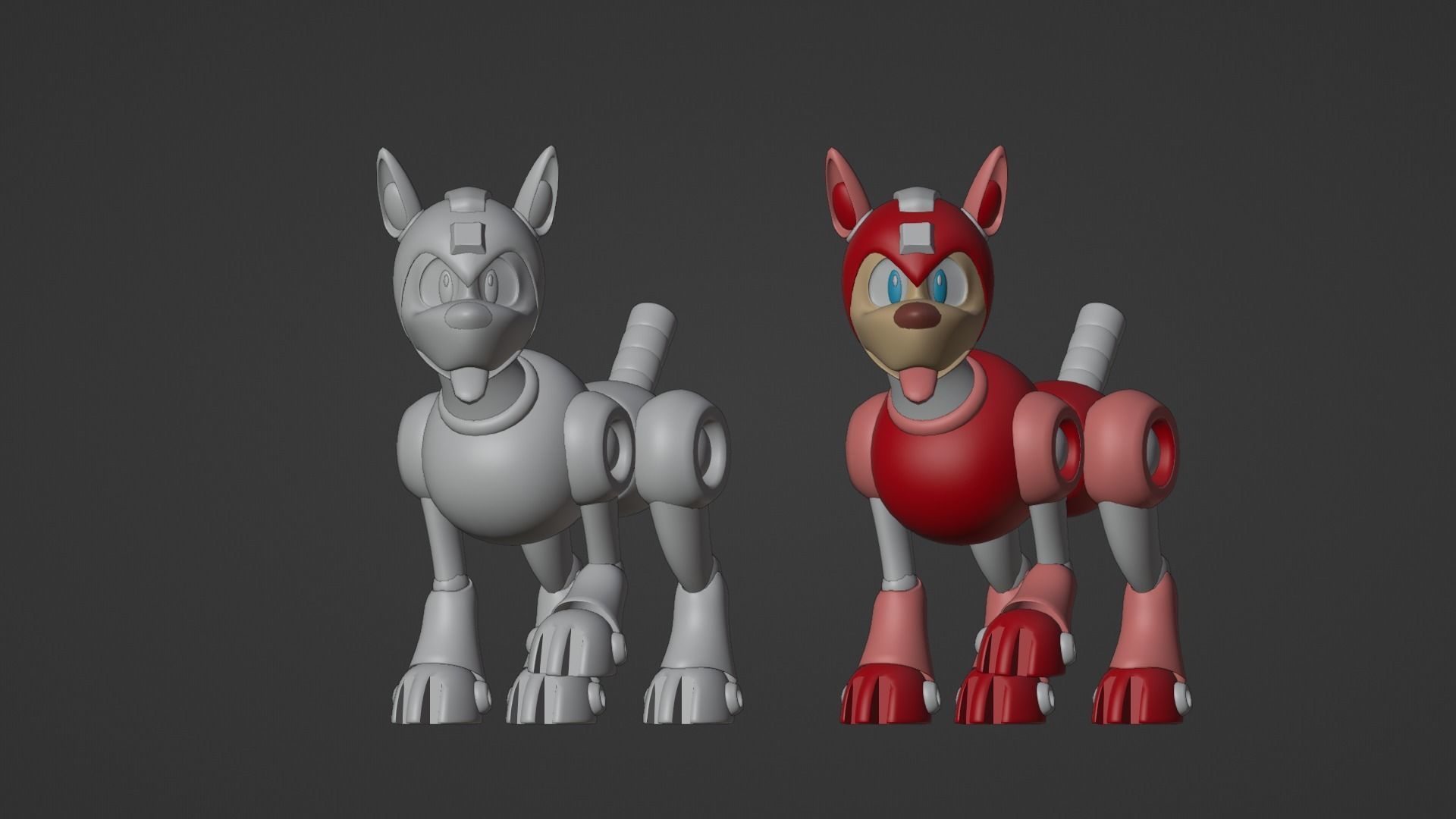 Rush - Megaman 3D model_18