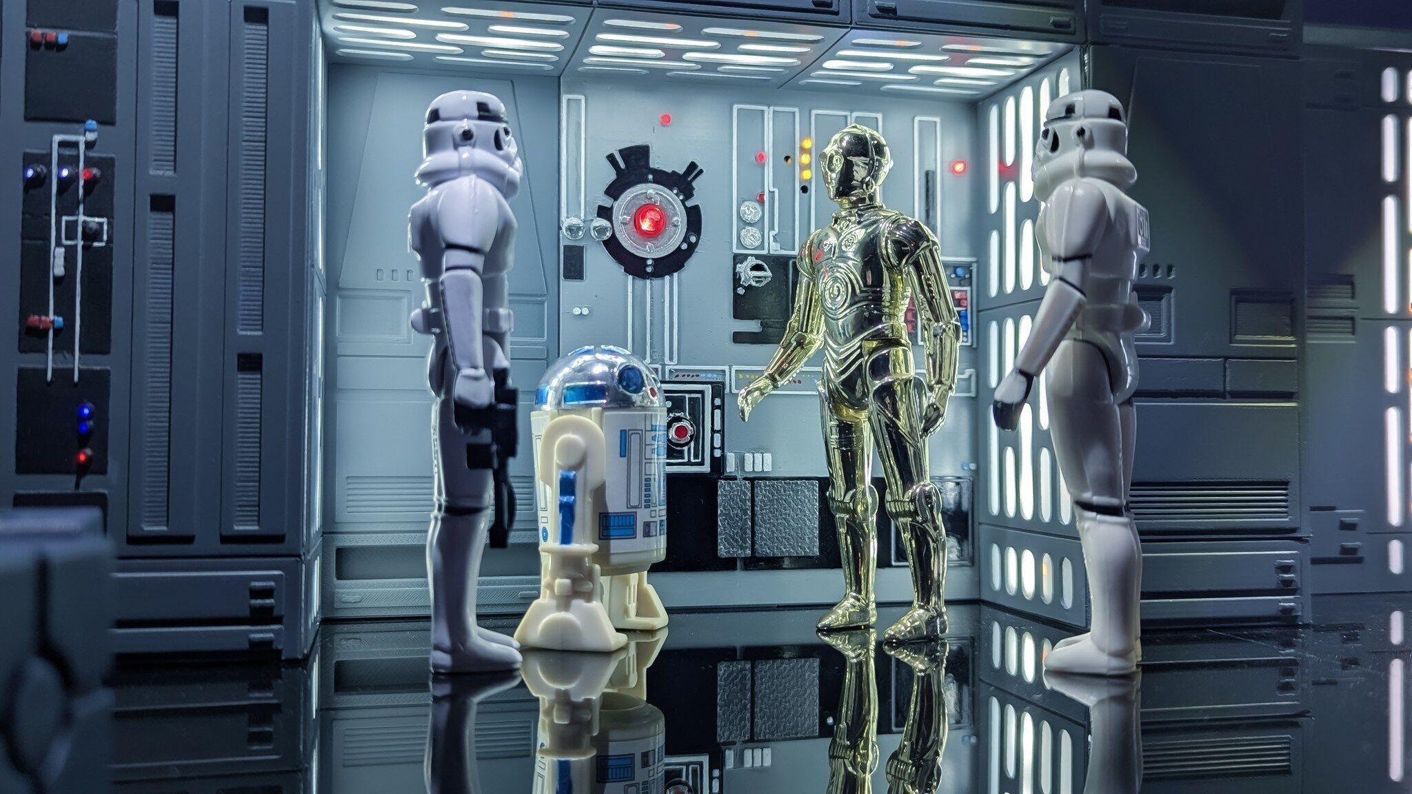 Set 1e - Death Star Alcove 2 1-12 scale Blackseries 3D print model_1