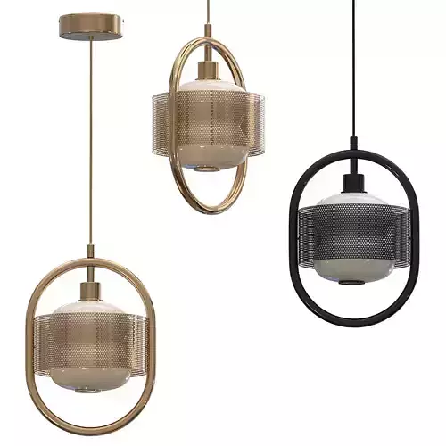 Mossen   lampatron Low-poly 3D model