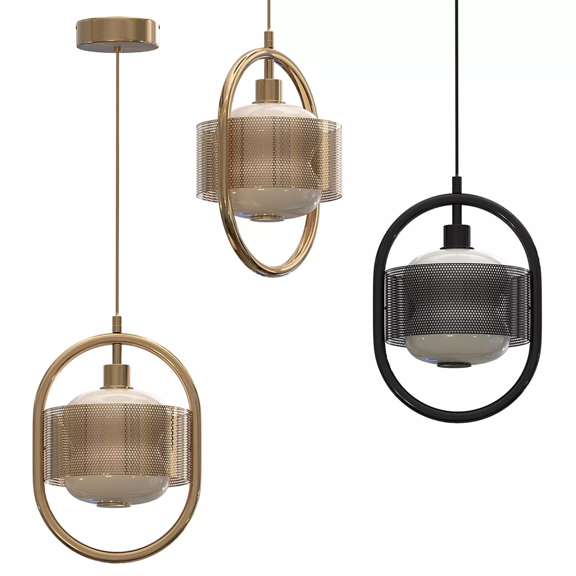 Mossen   lampatron Low-poly 3D model_0